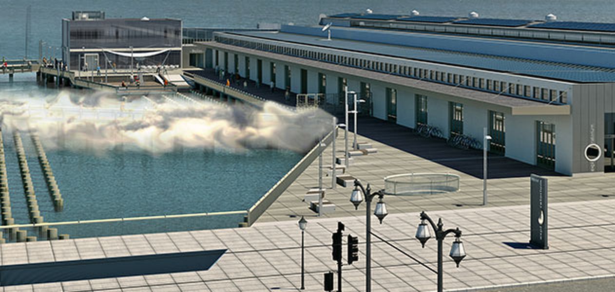 An Artist Creates Artificial Fog in San Francisco