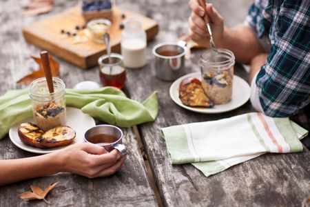 The Mason jar can even be used to serve oatmeal -- though other containers might be better suited for this particular stunt.