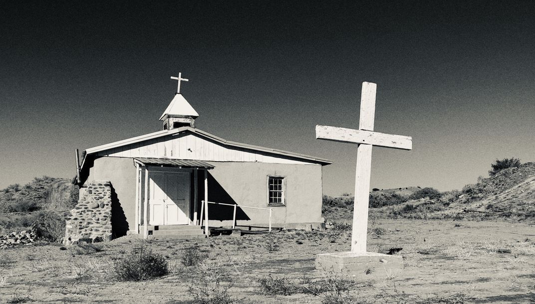 Abandoned Church in Peña Blanca , New Mexico Smithsonian Photo
