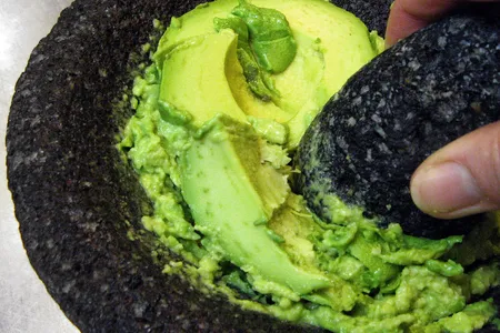 Making guacamole