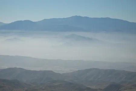 Haze at Joshua Tree National Park.