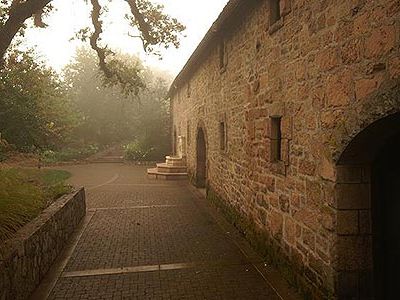 The Freemark Abbey is a fully functional ghost winery located in the Napa Valley just north of St. Helena.