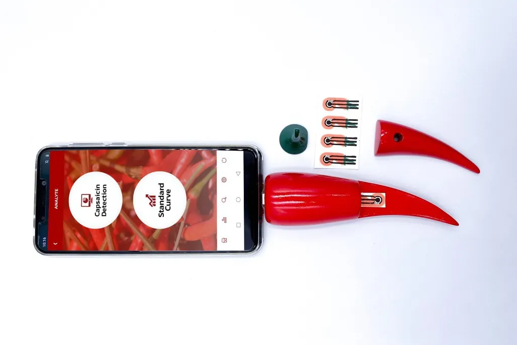 Chili pepper spice detector