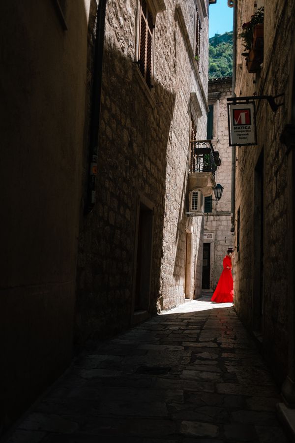 Red Dress in Kotor thumbnail