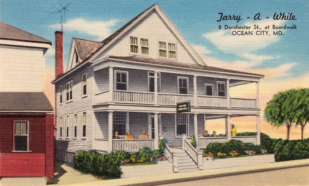 The Tarry-A-While tourist home in Ocean City, Maryland