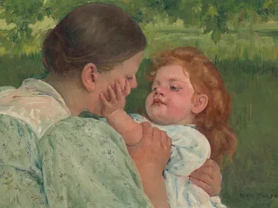 Maternal Caress, Mary Cassatt, 1896