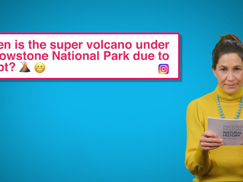Smithsonian Geologist Liz Cottrell answers your questions in the second season of the National Museum of Natural History’s YouTube series, “The Dr. Is In.” (Smithsonian Institution)