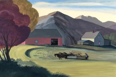 Dale William Nichols. American, 1904-1995. McCormick Reaper, circa 1945. Oil on canvas.