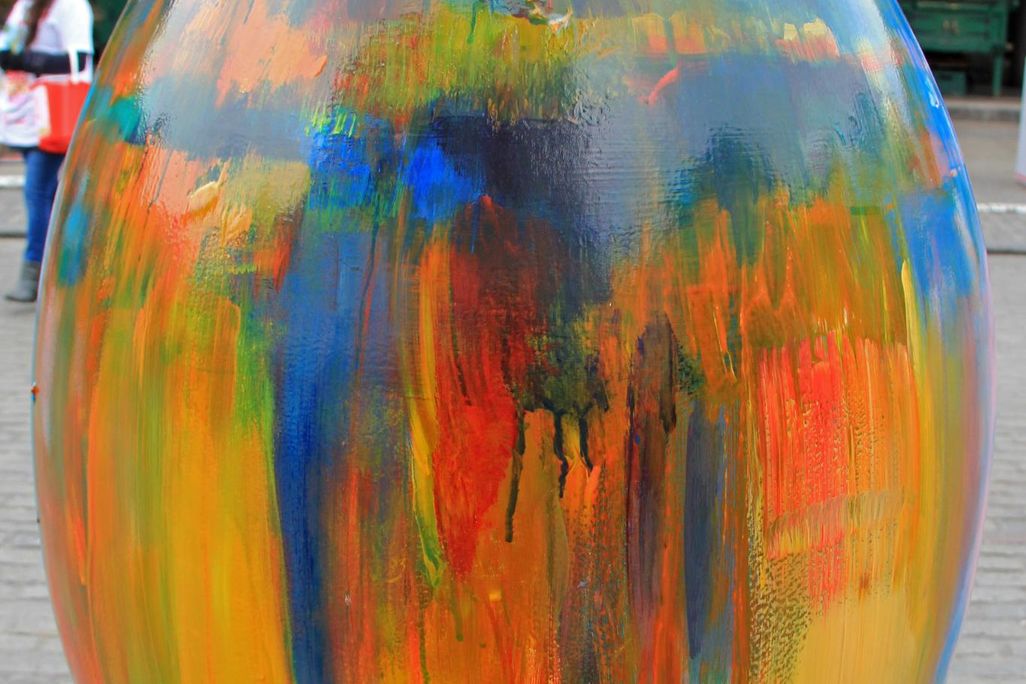 Tie Dye Egg by Lindsey Bull 
