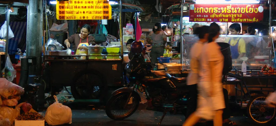  Food stalls as found on most streets in Bangkok  