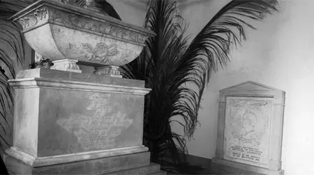 Guess who is buried here? James Smithson, of course. Take a tour of the Castle on Friday at 9:30.