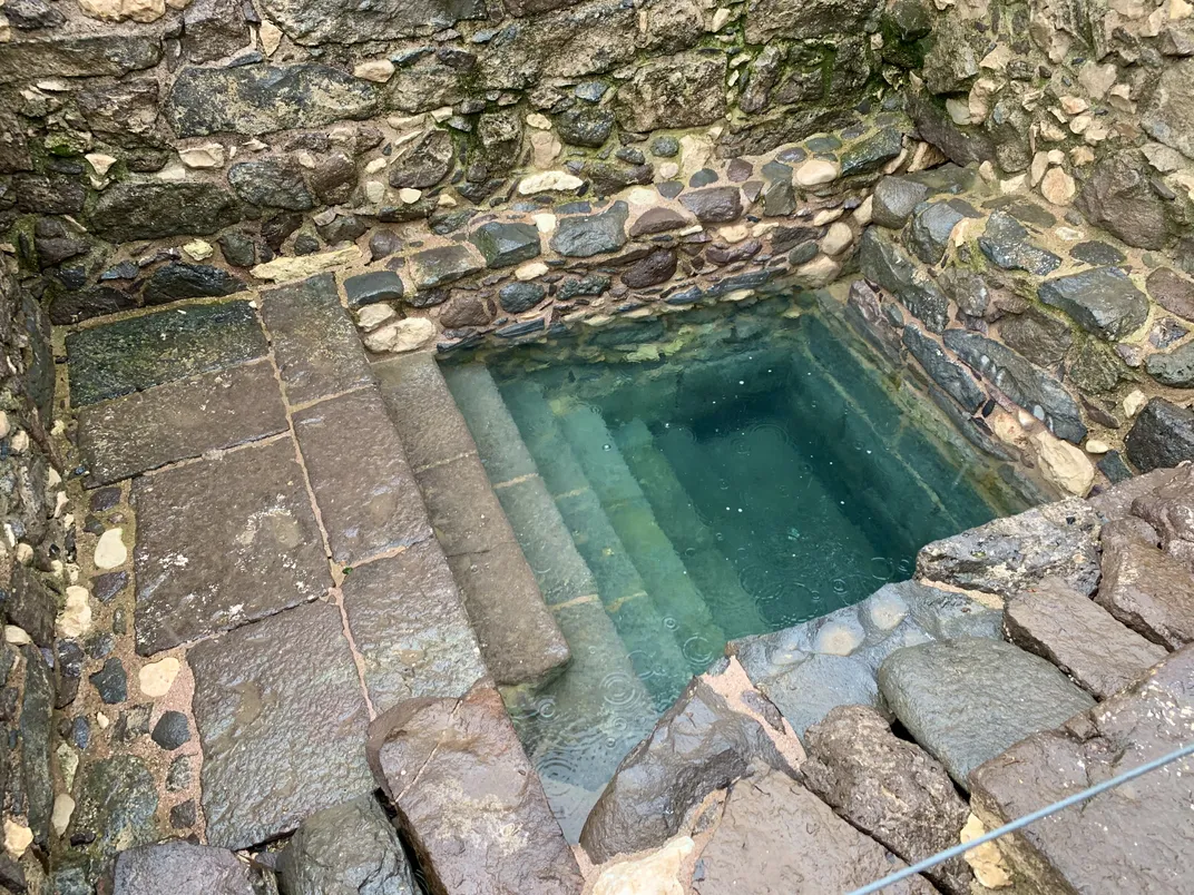 Immersion pool ﬁlled with groundwater at Magdala