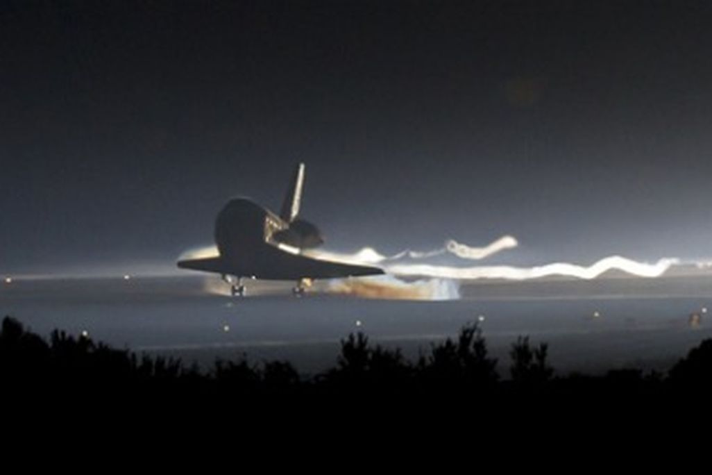 The final landing of NASA's space shuttle program, at the Kennedy Space Center