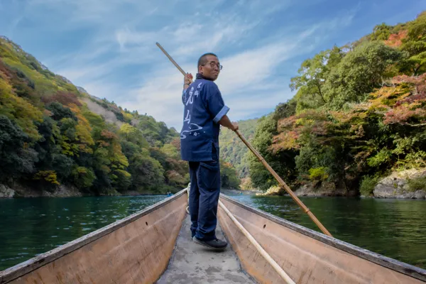 Boatman In Kyoto thumbnail