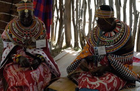 Kenyan basket weavers at the 2011 Smithsonian Folklife Festival