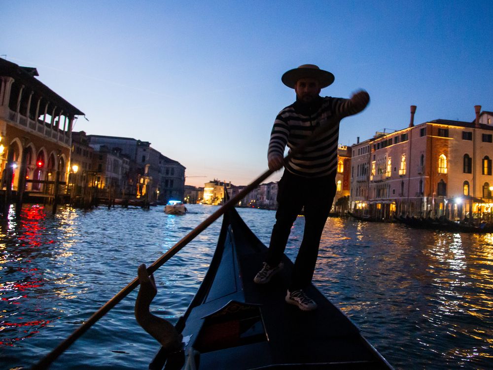 The Venice Canals Twilight Paddle