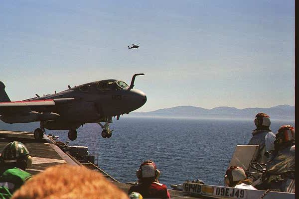 A6 Intruder launching off USS Carl Vinson in the Puget Sound of Washington thumbnail
