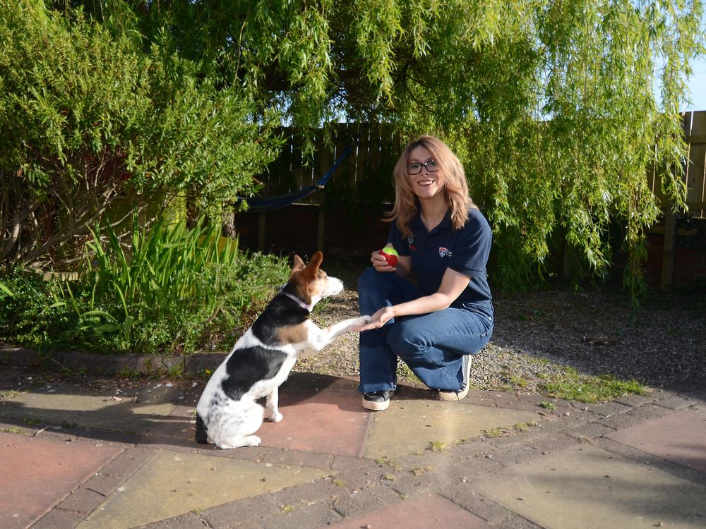 Dr Lucy Asher and her dog Martha 1.jpg