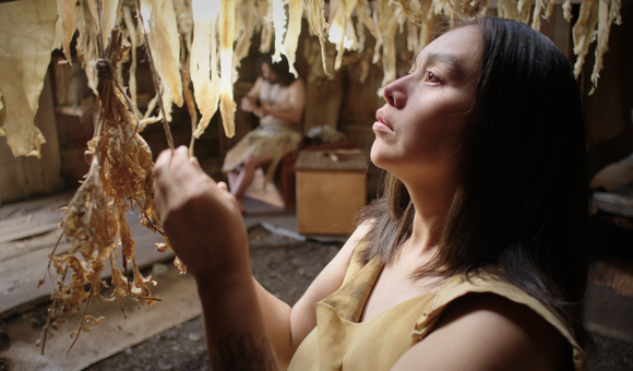 Sgaawaay K’uuna is one of more than 20 films celebrating language diversity that will be screened at the Smithsonian's Mother Tongue Film Festival. (Still from Sgaawaay K’uuna (Edge of the Knife))