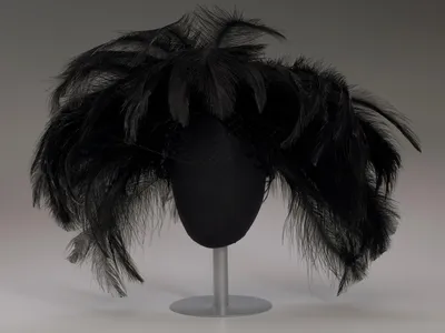 One of Mae Reeves' "showstopper" hats
