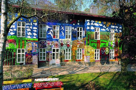 The House of Artists is part of Austria's Art Brut Center Gugging.