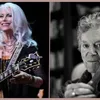 Emmylou Harris and Rodney Crowell playing their instraments