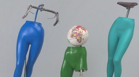 Come see BK Adam's "Exercise Your Mynd" exhibition and make your own walking figures.