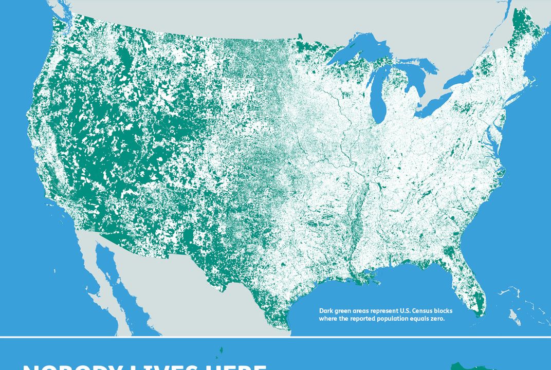 These Are All the Places in the United States Where Nobody Lives, Smart  News