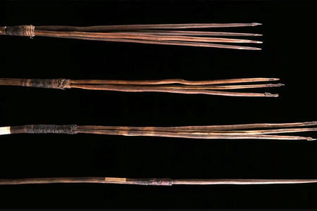 Three spears have returned to southeastern Australia for the first time and are being displayed at the University of Sydney&rsquo;s Chau Chak Wing Museum.