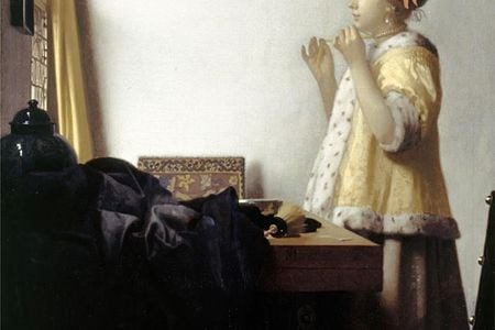 Johannes Vermeer, "Woman with a Pearl Necklace," c. 1662-65