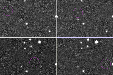 Catalina Sky Survey's images identifying&nbsp;Asteroid 2024 RW1.
