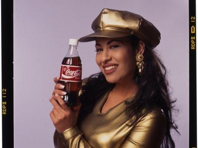 Photograph for a Coca-Cola ad featuring Selena, 1994, by Al Rendon.