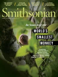 Cover of Smithsonian magazine issue from January/February 2025