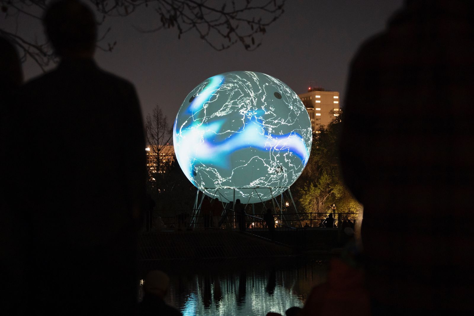 A Glowing Sphere Towering Over Utah Sent an Urgent Artistic Message: The Great Salt Lake Is Drying Up