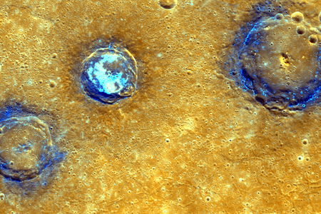 Mercury's Munch crater, as viewed by the MESSENGER probe.
