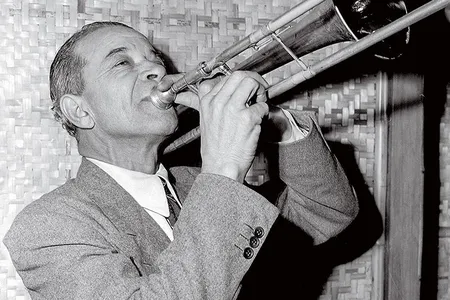 Ory in November 1945, during his comeback after working as a janitor. 