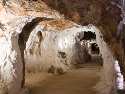 Salt caverns make good energy storage reservoirs as they are impermeable and don't react with oxygen.