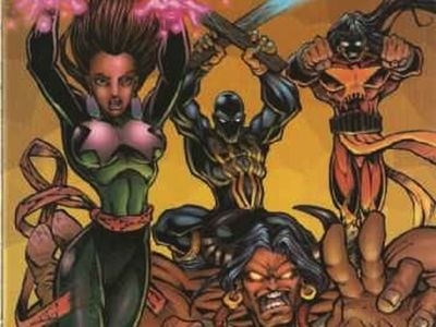 This illustration appeared on the cover of Tribal Force #1, which came out in 1996