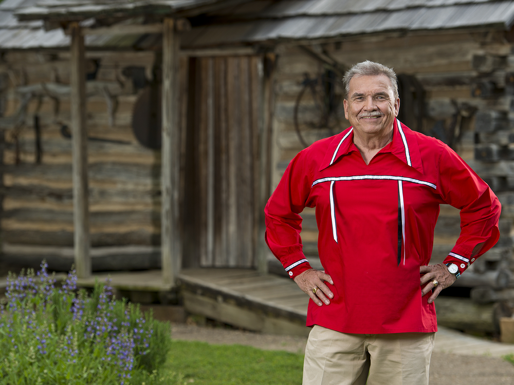 Petty Officer S. Joe Crittenden (U.S. Navy retired), deputy principal chief of the Cherokee Nation and a member of the advisory committee to the National Native American Veterans Memorial. (Photo by Jeremy Charles, courtesy of the Cherokee Nation) 