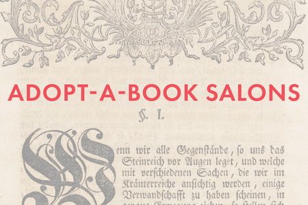 Smithsonian Libraries and Archives invites you to a series of four Adopt-a-Book Salons in March and April.