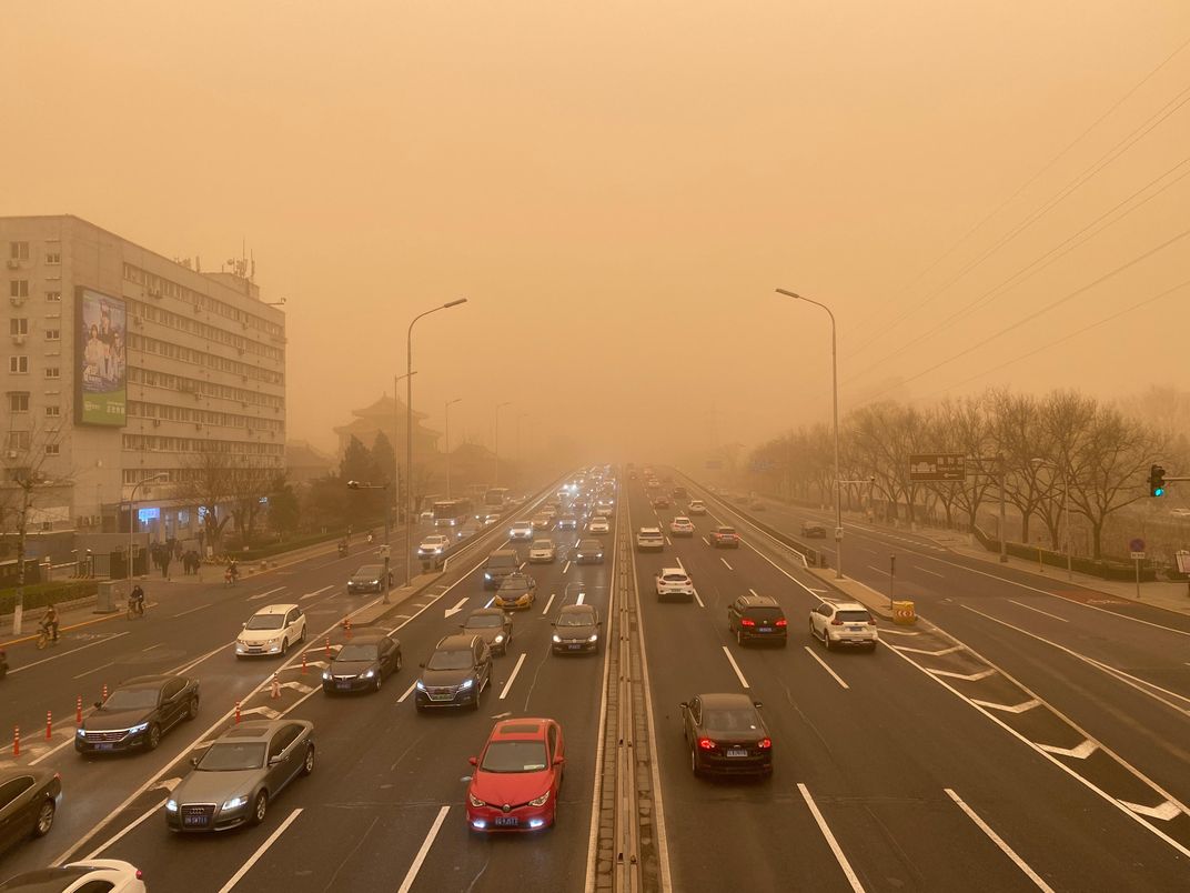 Commute in sandstorm
