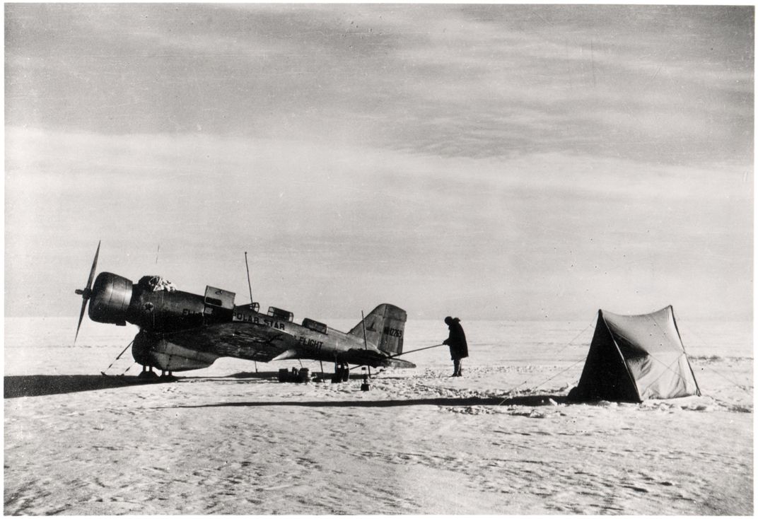 On the ice in Antarctica