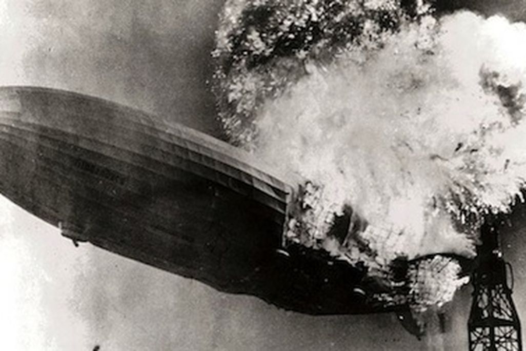 The Hindenburg disaster was captured on camera and in eye-witness accounts.