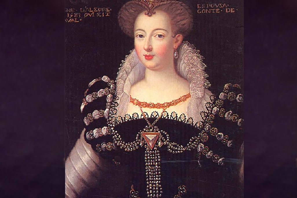 A portrait of Anne d’Alégre, a 17th-century French noblewoman