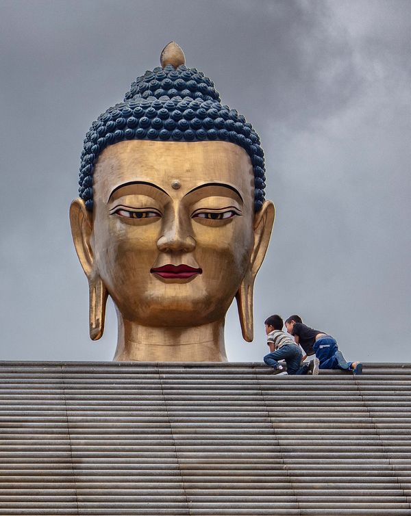 Under the watchful eyes of Buddha thumbnail