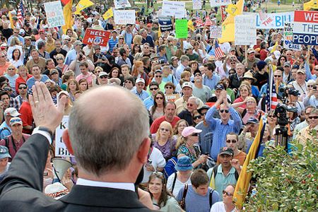 A rally round the flag in Washington
