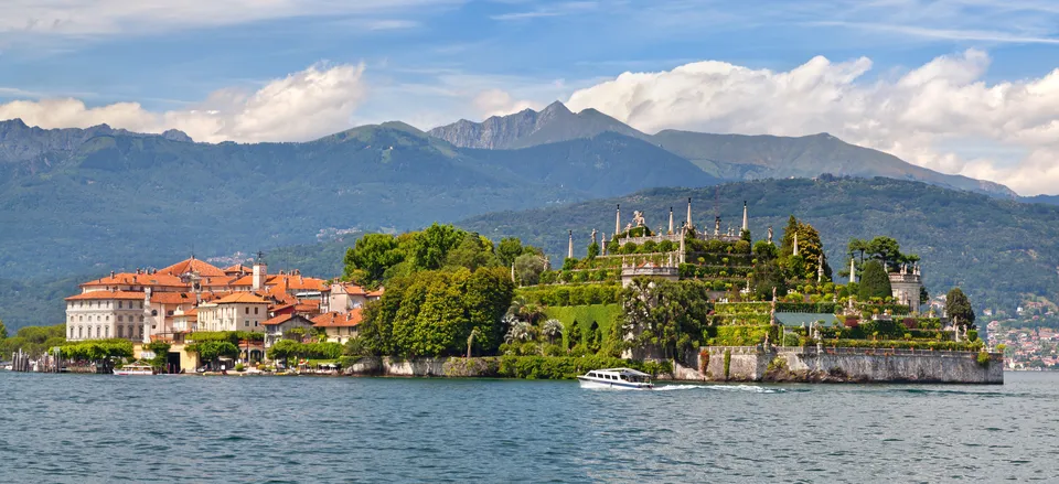  The lovely Borromean island of Isola Bella, located on Lake Maggiore 