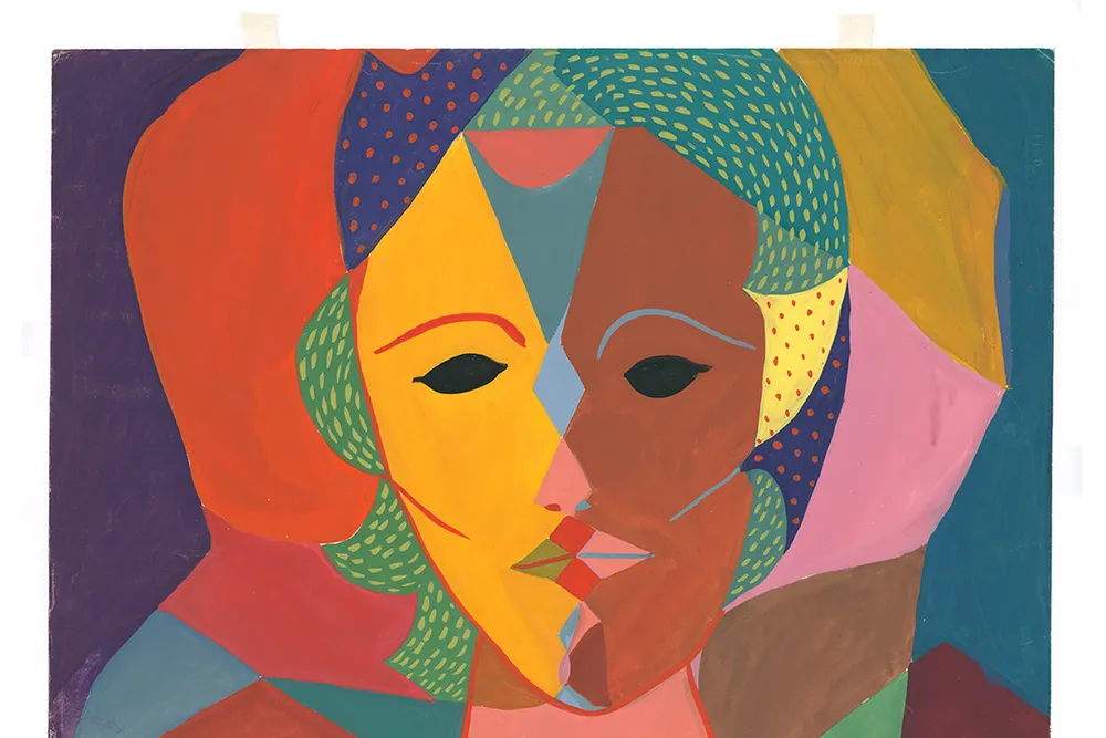 Triple-Face Portrait