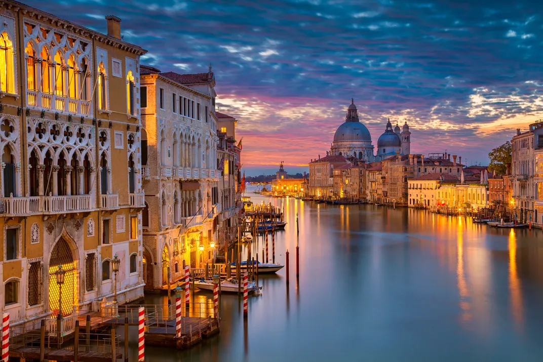 The Grand Canal at dusk