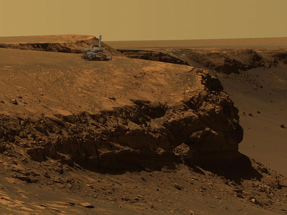 Oppy on Cliff